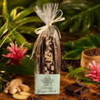 Ginger Chocolate Bark | 65% Dark Chocolate with Crystallised Ginger | Artisan Chocolate from Trinidad & Tobago