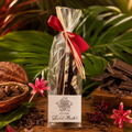 Sorrel Swirl Chocolate Bark | Spiced White & 65% Dark Chocolate with Candied Sorrel | Trinidad Artisan Chocolate