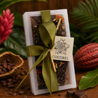 Pecan Toffee Crunch | 65% Dark Chocolate Butter Toffee with Toasted Pecans | Artisan Trinidad Confection