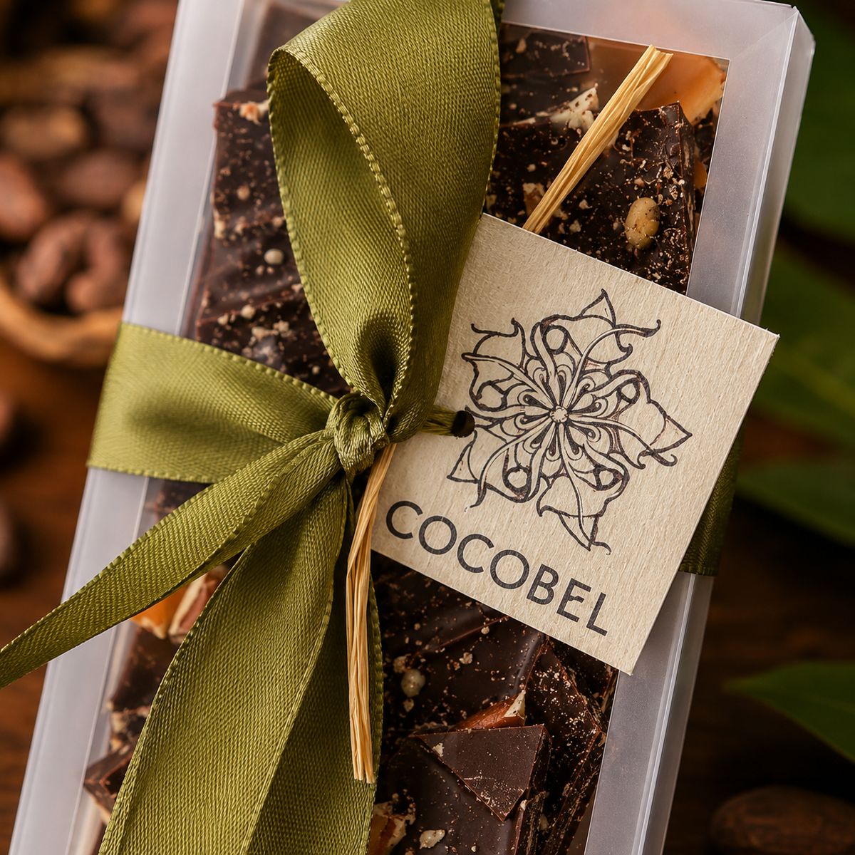 Pecan Toffee Crunch | 65% Dark Chocolate Butter Toffee with Toasted Pecans | Artisan Trinidad Confection