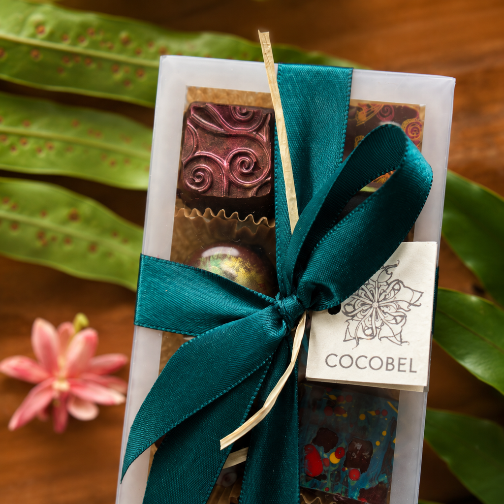 8 pcs Artisan Chocolate Bonbon Gift Collection | Handmade Bonbons from Trinidad & Tobago