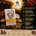 Felicity Spiced Milk Chocolate with Cashew, Coconut & Cardamom | Award-Winning Trinidad Chocolate