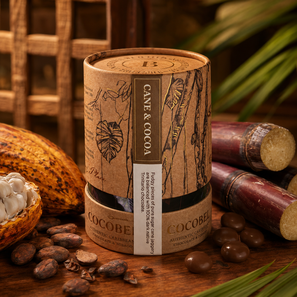 Cane & Cocoa Dragées | 100% Dark Chocolate Coated Jaggery | Artisan Trinidad Chocolate