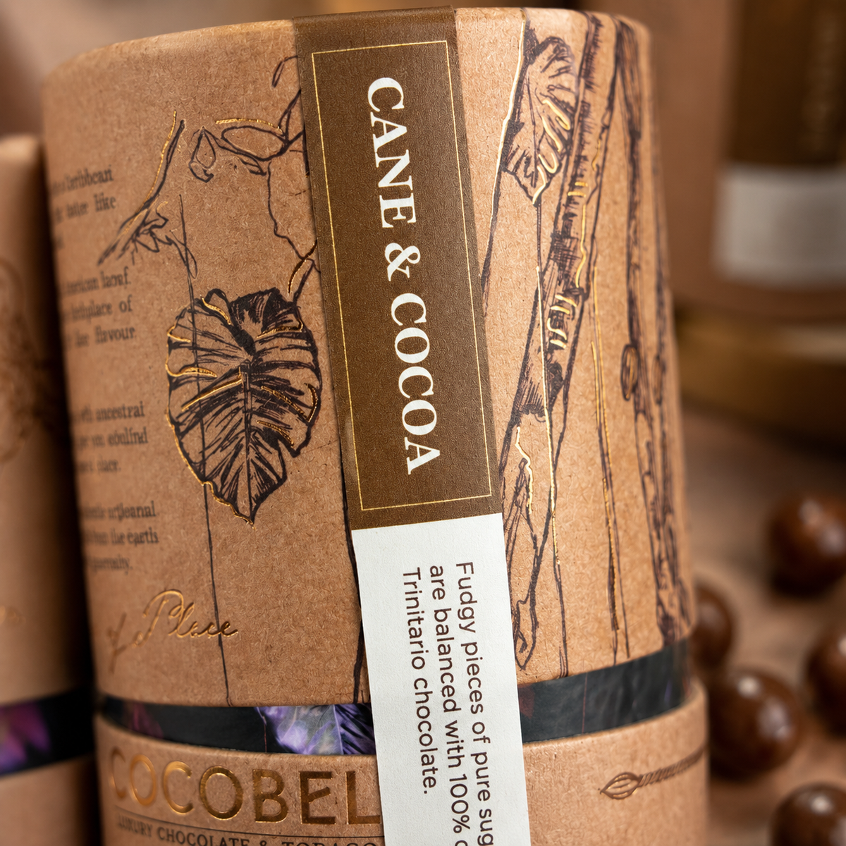 Cane & Cocoa Dragées | 100% Dark Chocolate Coated Jaggery | Artisan Trinidad Chocolate