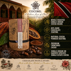 Cocoa Bean Dragées | Whole Roasted Cocoa Beans Coated in 65% Dark Chocolate | Artisan Trinidad Chocolate