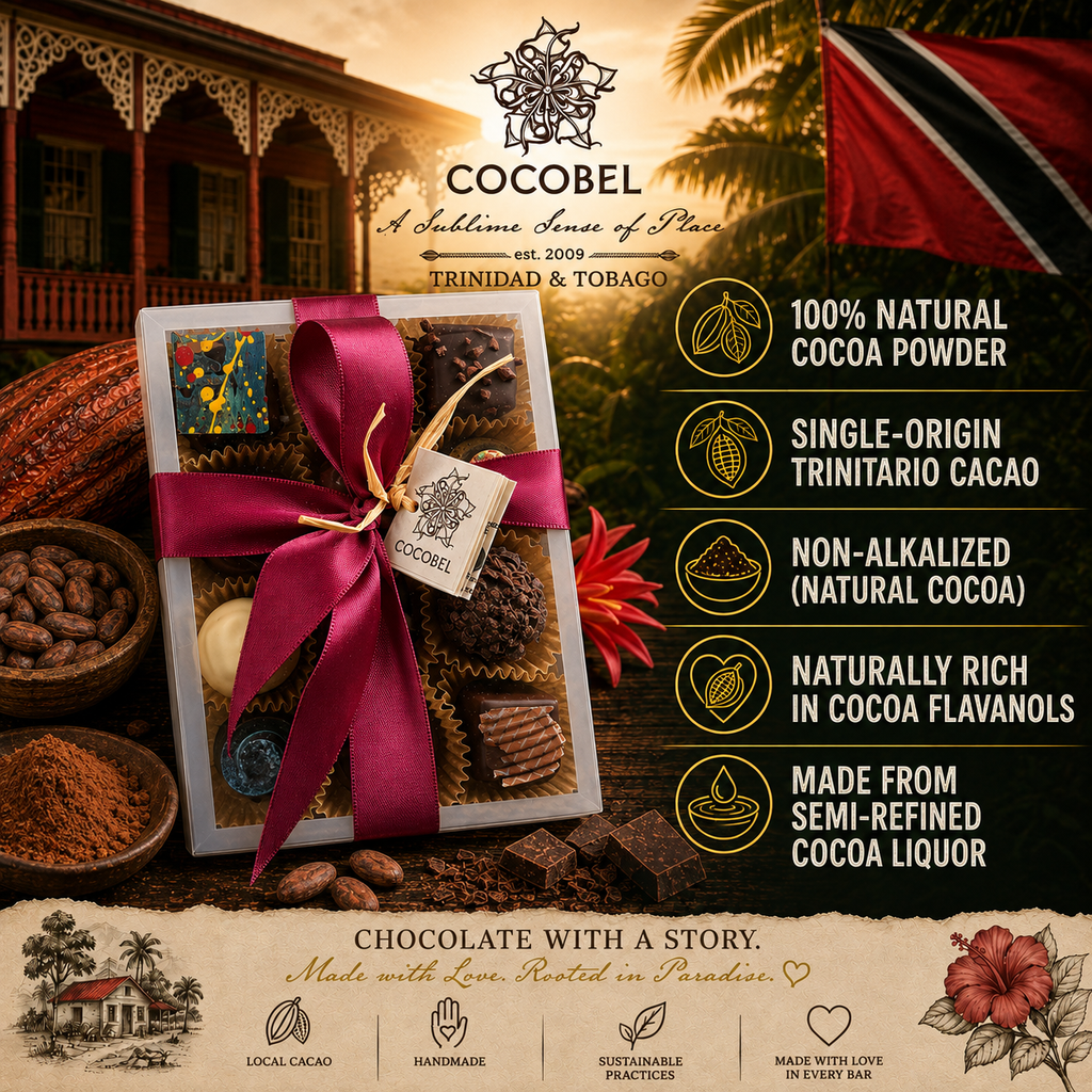 12 pcs Artisan Chocolate Bonbon Gift Collection | Handmade Bonbons from Trinidad & Tobago