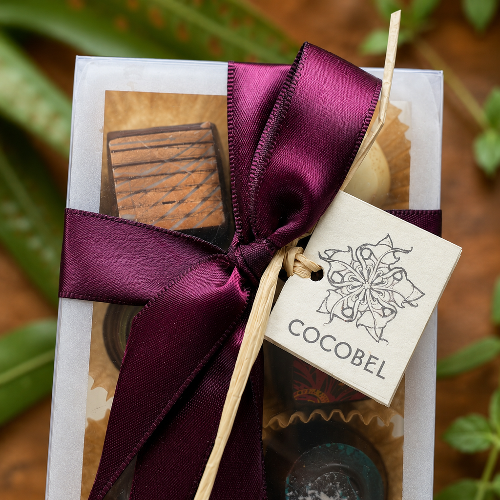 6 pcs Artisan Chocolate Bonbon Gift Collection | Handmade Bonbons from Trinidad & Tobago