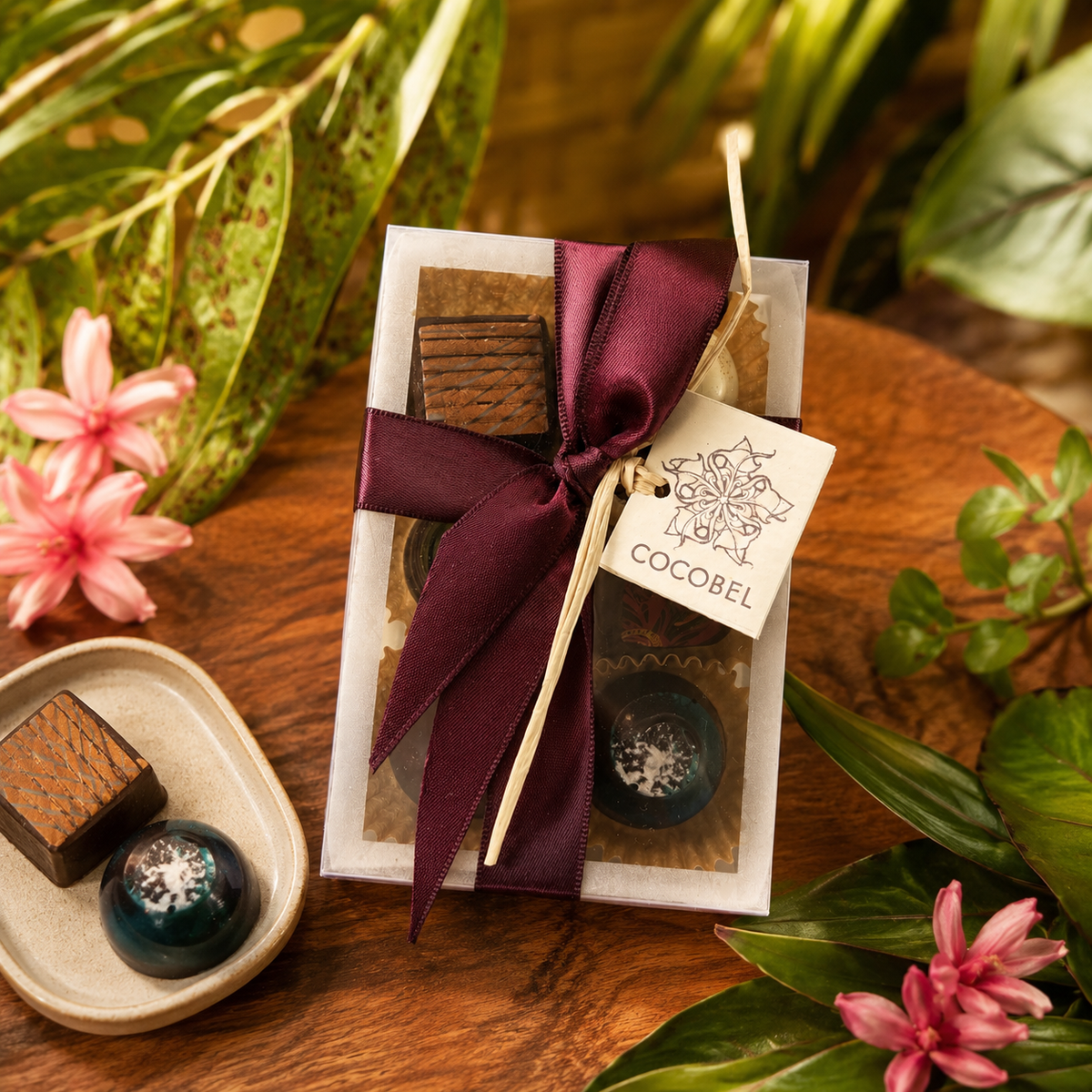 6 pcs Artisan Chocolate Bonbon Gift Collection | Handmade Bonbons from Trinidad & Tobago