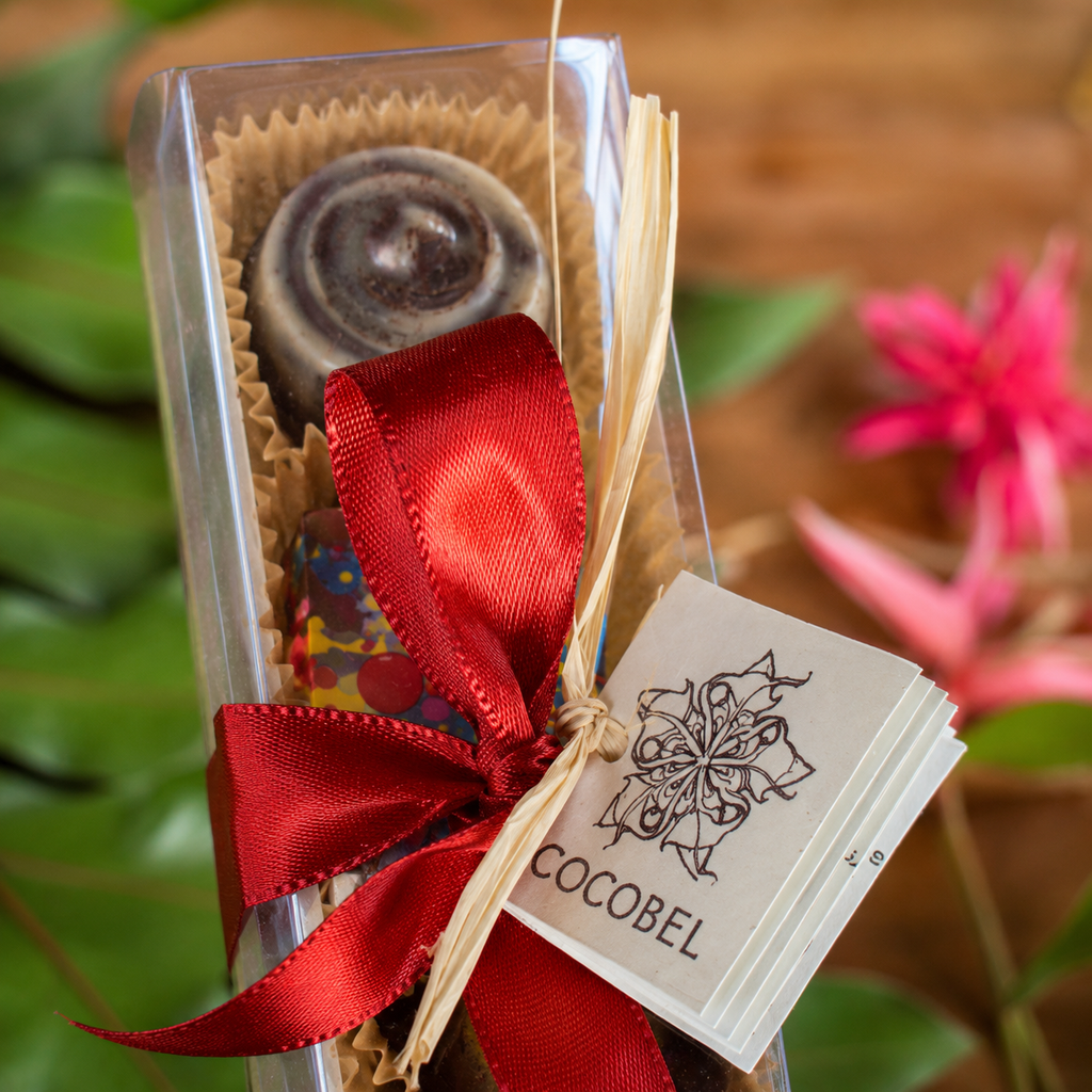 5 pcs Artisan Chocolate Bonbon Gift Collection | Handmade Bonbons from Trinidad & Tobago